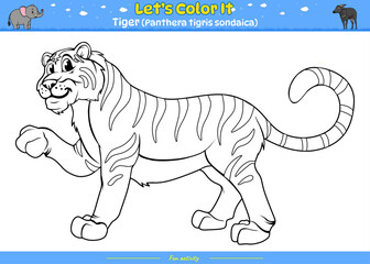 Lets color it Tiger