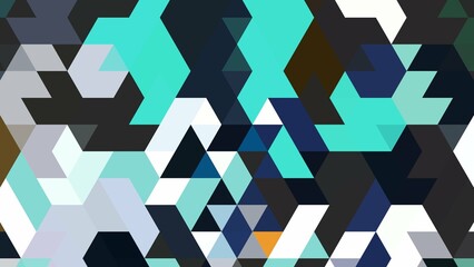 abstract background using pixel triangles with aesthetic geometric shapes