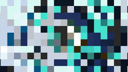 Abstract background using pixels with aesthetic geometric shapes