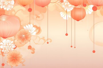 Elegant Floral and Lantern Springtime Design