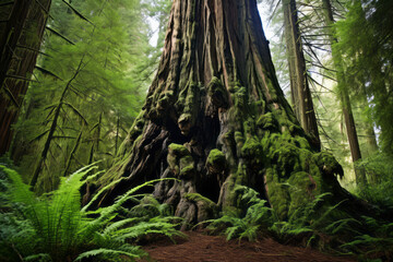 redwood tree stock photo --ar 3:2 --v 5.2 Job ID: baf33459-e1fb-4f06-9cda-408f0aaa1f76