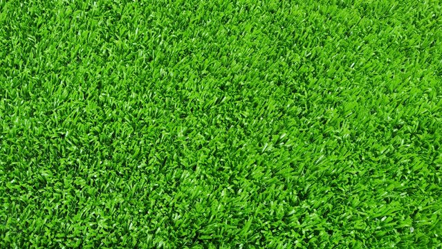 Artificial green grass pattern texture background. Used for football field or golf course. Top view