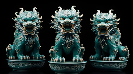 mini chinese dragon statue