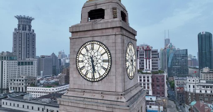 clock tower in shanghai