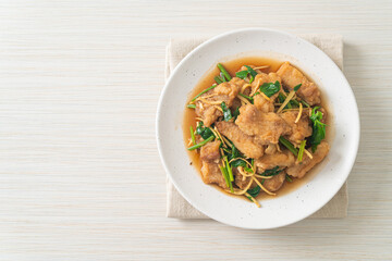 Stir Fried Fish with Chinese Celery