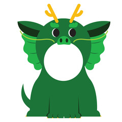 Chinese Dragon Costume for dog blank head cartoon for  Lunar New Year  