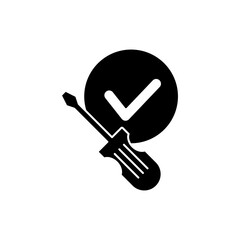 fix concept line icon. Simple element illustration. fix concept outline symbol design.