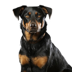 Obraz premium Beauceron dog, on transparent background.