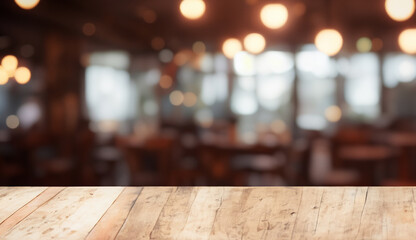 bokeh cafe and coffee shop interior background - obrazy, fototapety, plakaty