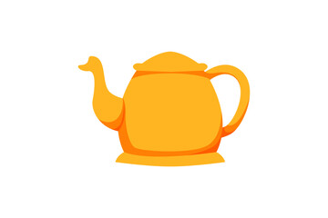 Teapot Winter Hot Drink Sticker Design