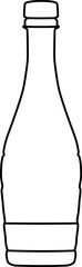 outline of bottle icon