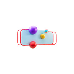 phone with bubbles