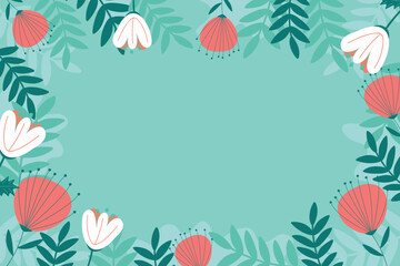 Delicate floral background in pastel colors. Floral cover. Stories on social networks.