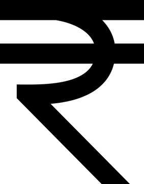 Indian rupee coin icon