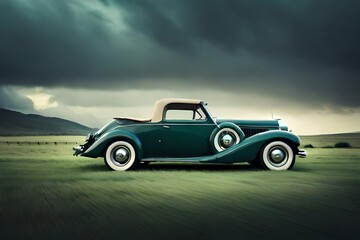 Obraz premium car on the road