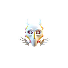 Naklejka premium the devil mask