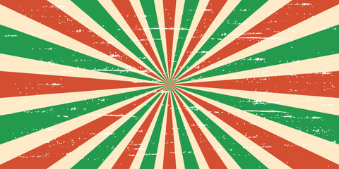 Retro background with rays or. Retro sunburst or sunburst background. Vector illustration