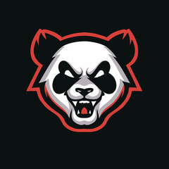 Head of panda gaming esport logo