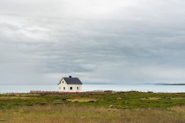 A house in solitude, Varanger Peninsula, Northern Norway