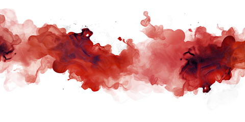 red paint splash on isolate transparency background, PNG