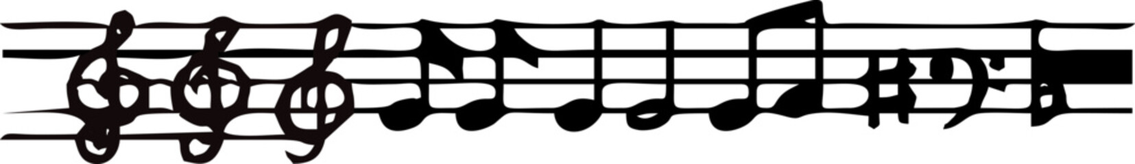 illustration vector graphic of musicnote icon