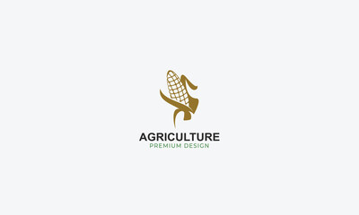 agriculture and natural farm logo design vector template