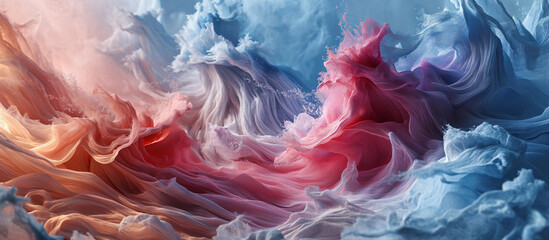 Abstract pastel smoke wave backgrounds