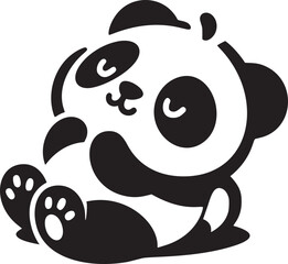Playful Panda Illustration
