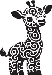 Ornamental Giraffe Design