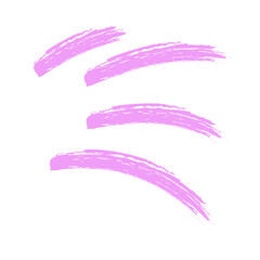 Colored Abstract Grunge Paint Brush Stroke Design Element