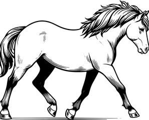 Coloring page Animals Cartoon clipart for kids illustration book