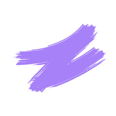 Colored Abstract Grunge Paint Brush Stroke Design Element