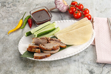 Chinese cuisine - roasted duck breast