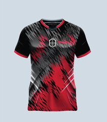 -shirt sport design template, Soccer jersey mockup for football club