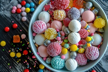Fototapeta na wymiar Candy sweets background 