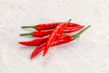 Hot and spicy chili pepper