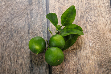 Fresh juicy ripe green lime
