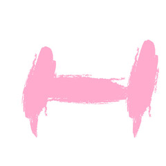 Colored Abstract Grunge Paint Brush Stroke Design Element