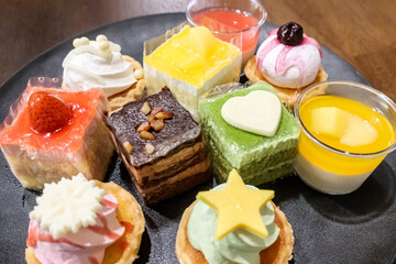 スイーツの盛り合わせ
