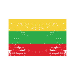 myanmar flag icon vector template