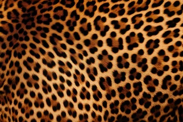 Selbstklebende Fototapeten texture of print fabric striped leopard for background,leopard pattern, AI Generated © Iftikhar alam