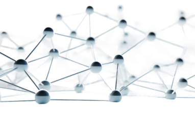 Spatial Symphony Interconnected Nodes Unveiled on White or PNG Transparent Background