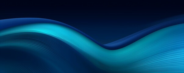 Fototapeta premium Modern Beautiful Futuristic Banner With Teal Midnight