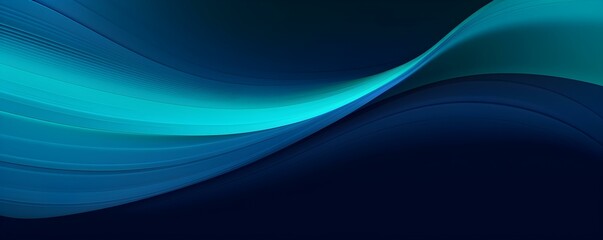 Obraz premium Modern Beautiful Futuristic Banner With Teal Midnight