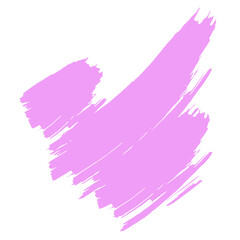 Colored Abstract Grunge Paint Brush Stroke Design Element