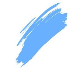 Colored Abstract Grunge Paint Brush Stroke Design Element