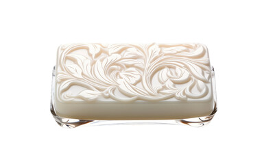 The Art of Presentation in an Elegant Soap Dish on White or PNG Transparent Background
