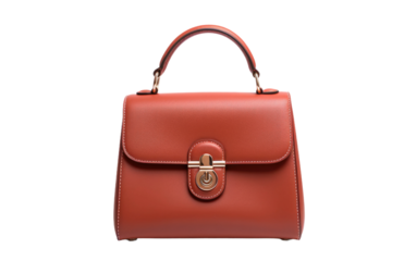 A Showcase of Mastery in Leather Handbag Design on White or PNG Transparent Background