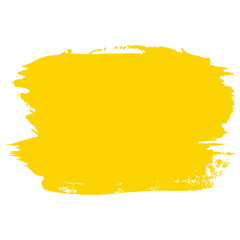 yellow ink paint brush stroke