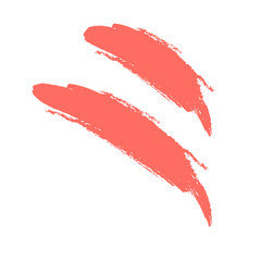 Colored Abstract Grunge Paint Brush Stroke Design Element